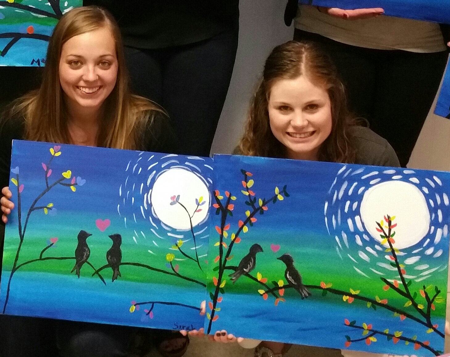 Painting Parties for Bridal and Wedding Showers or Adult Painting Party