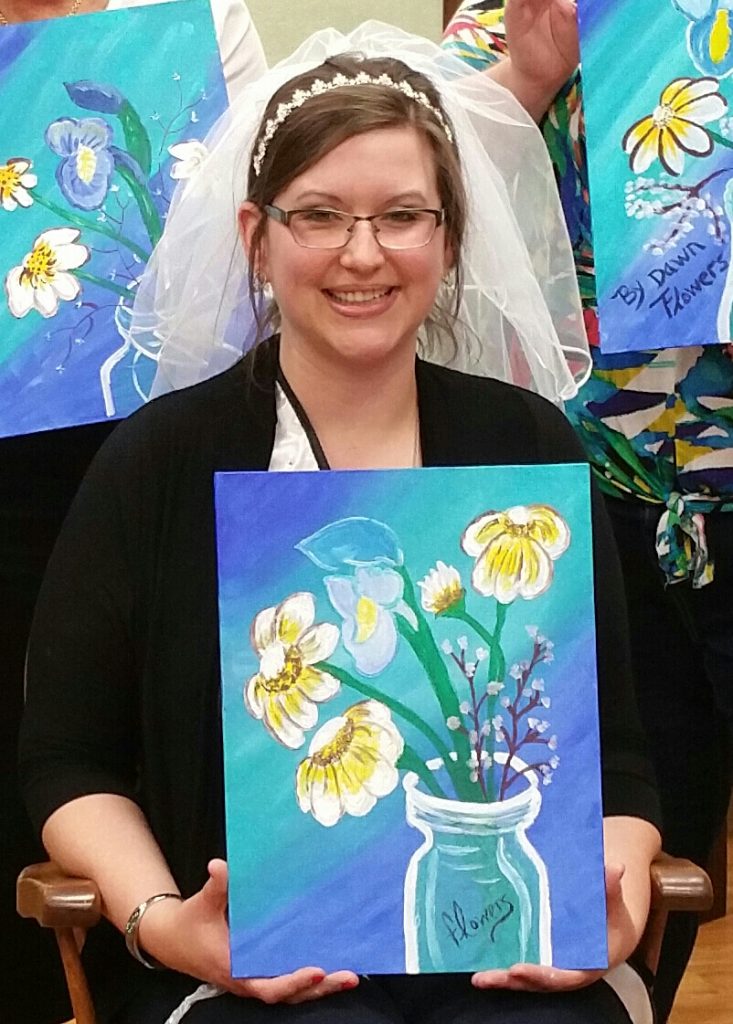 Painting Parties for Bridal and Wedding Showers or Adult Painting Party